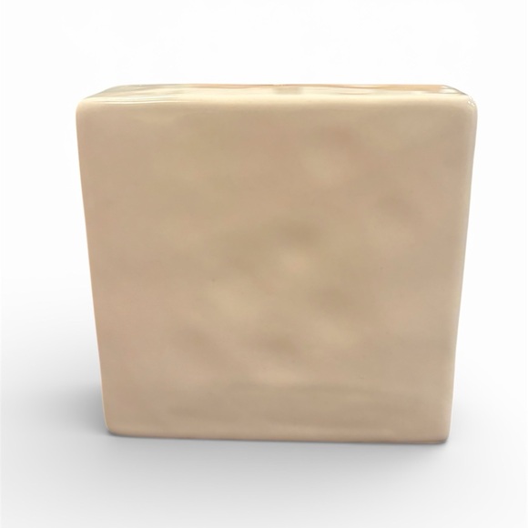 Rae Dunn White Boss Lady Ceramic Paperweight Desk Plaque Decor 4x4x1.5” NEW - Picture 4 of 5